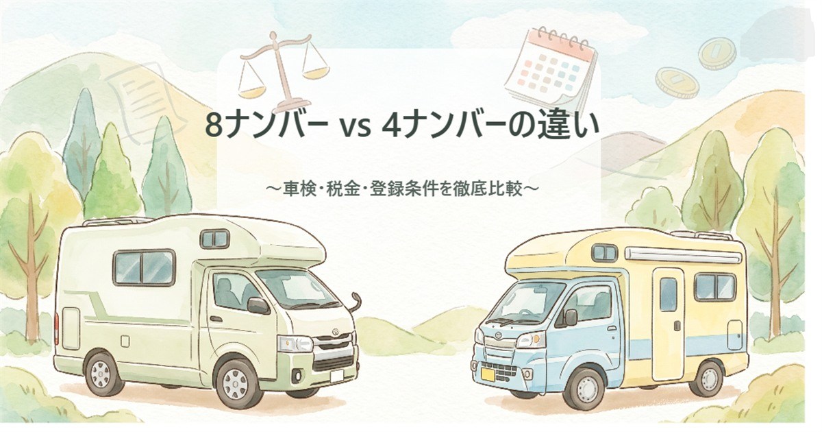 8ナンバー vs 4ナンバーの違い